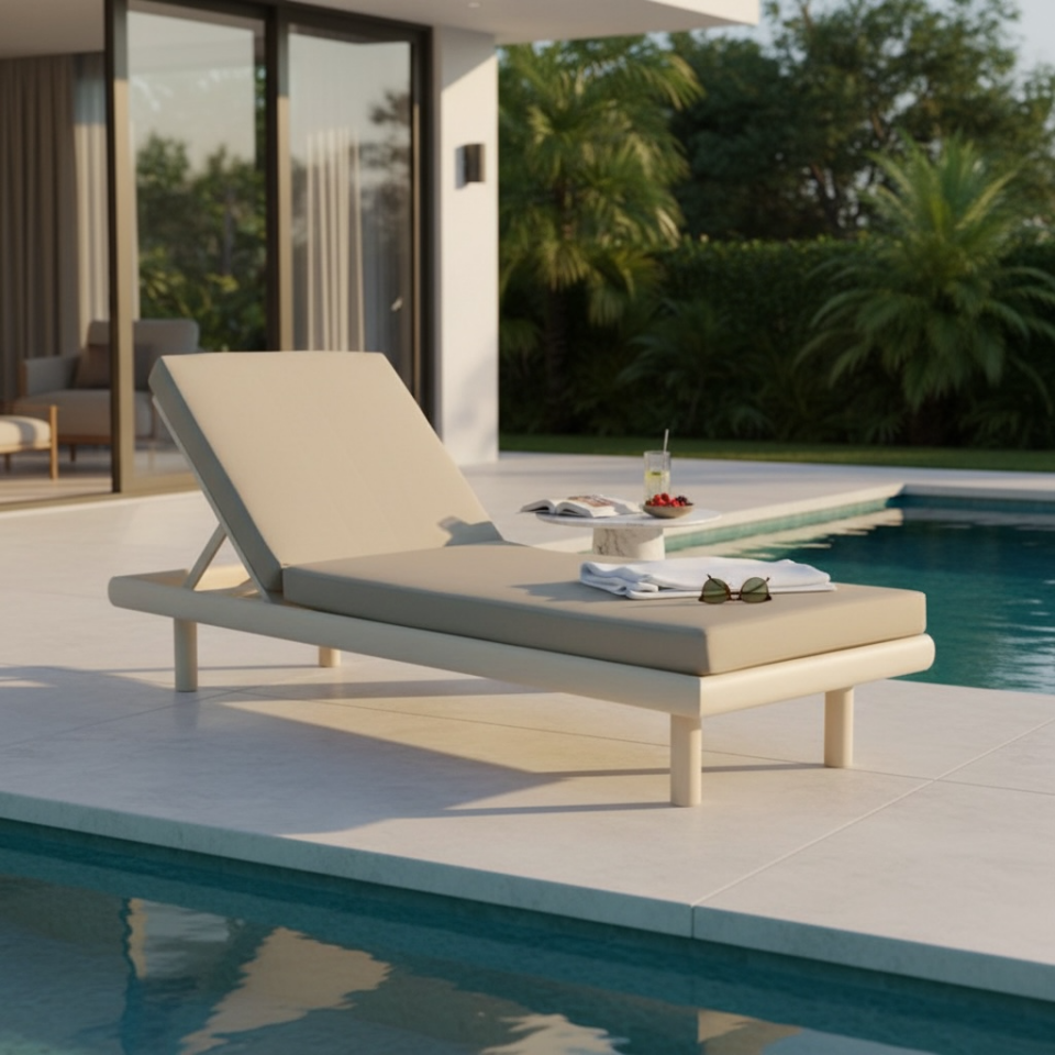 Simple Alüminyum Şezlong