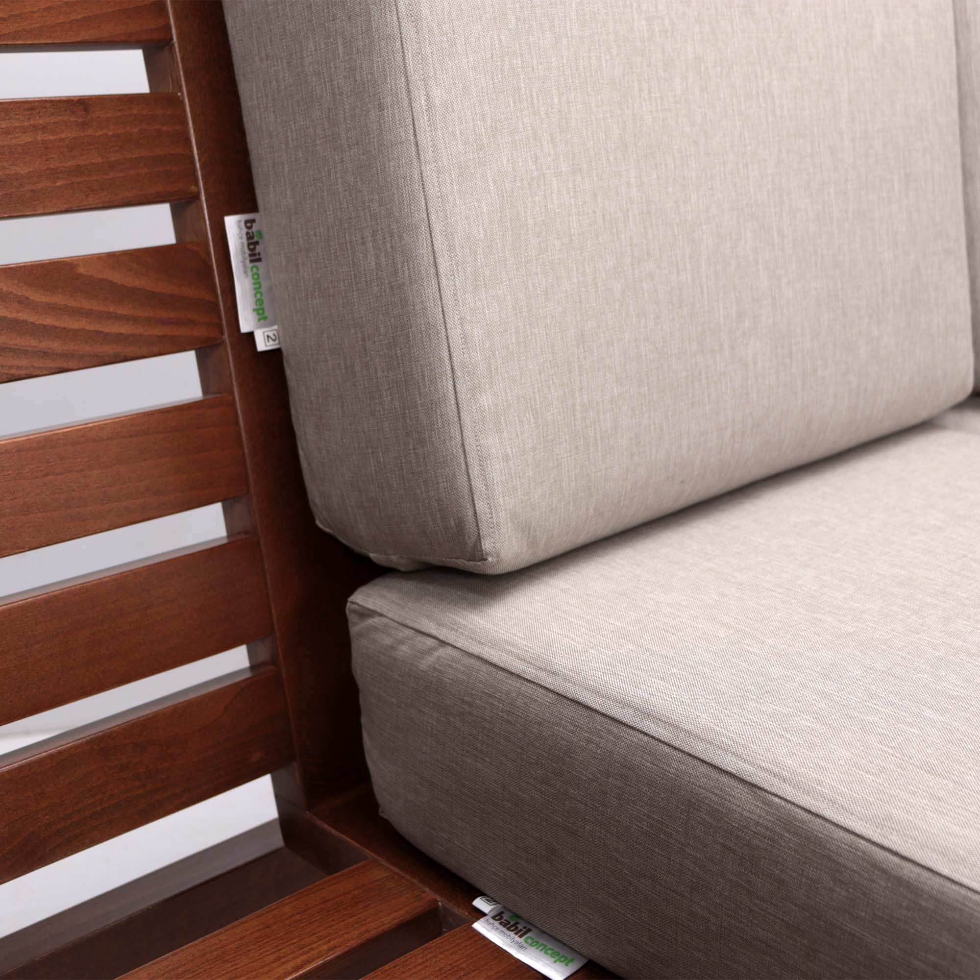 Mola Köşe Sehpalı Balkon Bahçe Oturma Grubu