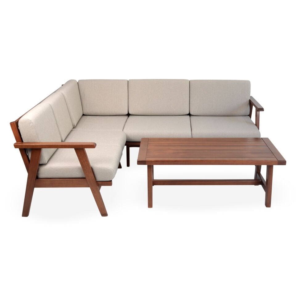 Mola Köşe Sehpalı Balkon Bahçe Oturma Grubu