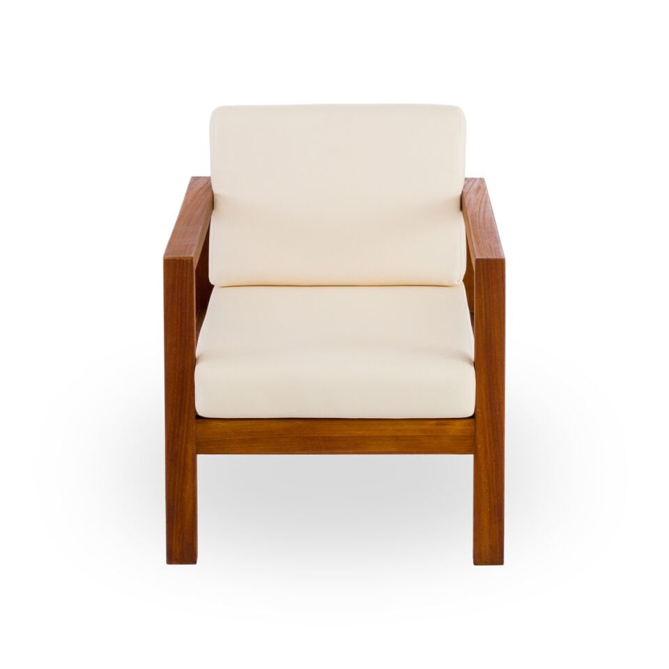 İroko Mozambik Balkon Bahçe Tekli Koltuk