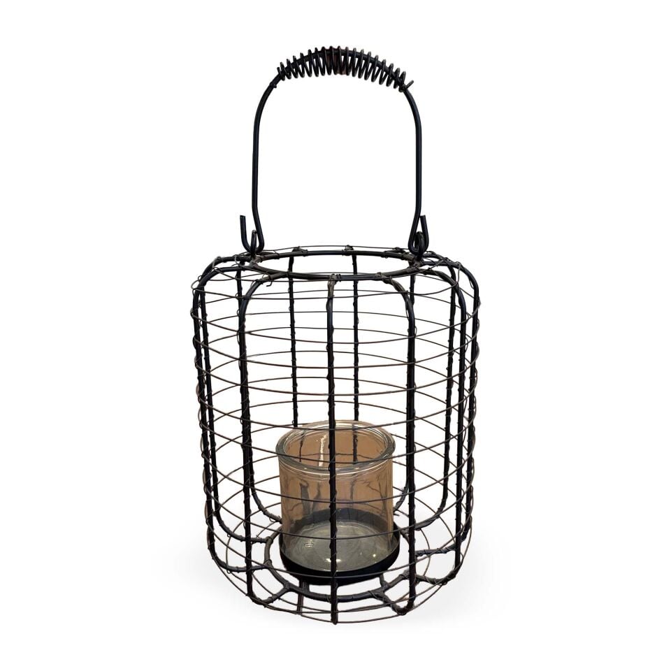 Metal Lantern - Siyah
