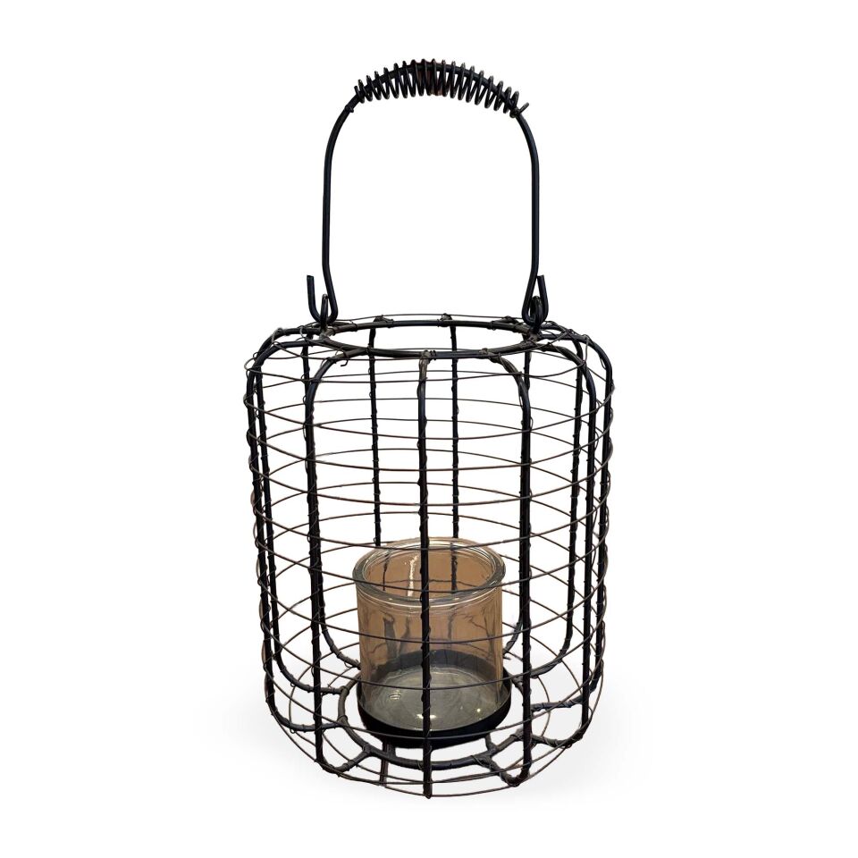 Metal Lantern - Siyah