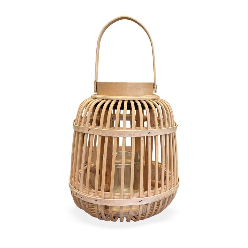 Natürel Bambu Lantern