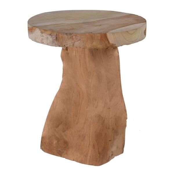 Teak Doğal Ahşap Tabure