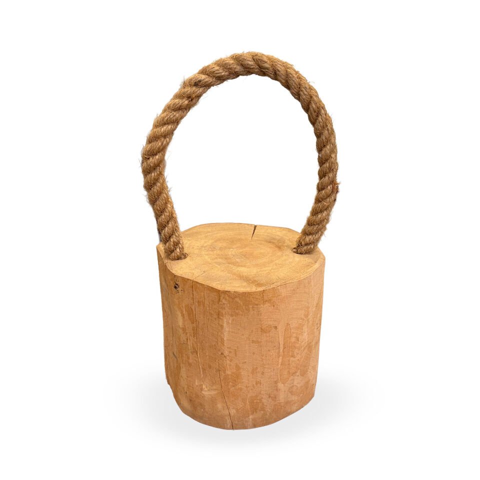 Teak Kütük Kapı Stoperi