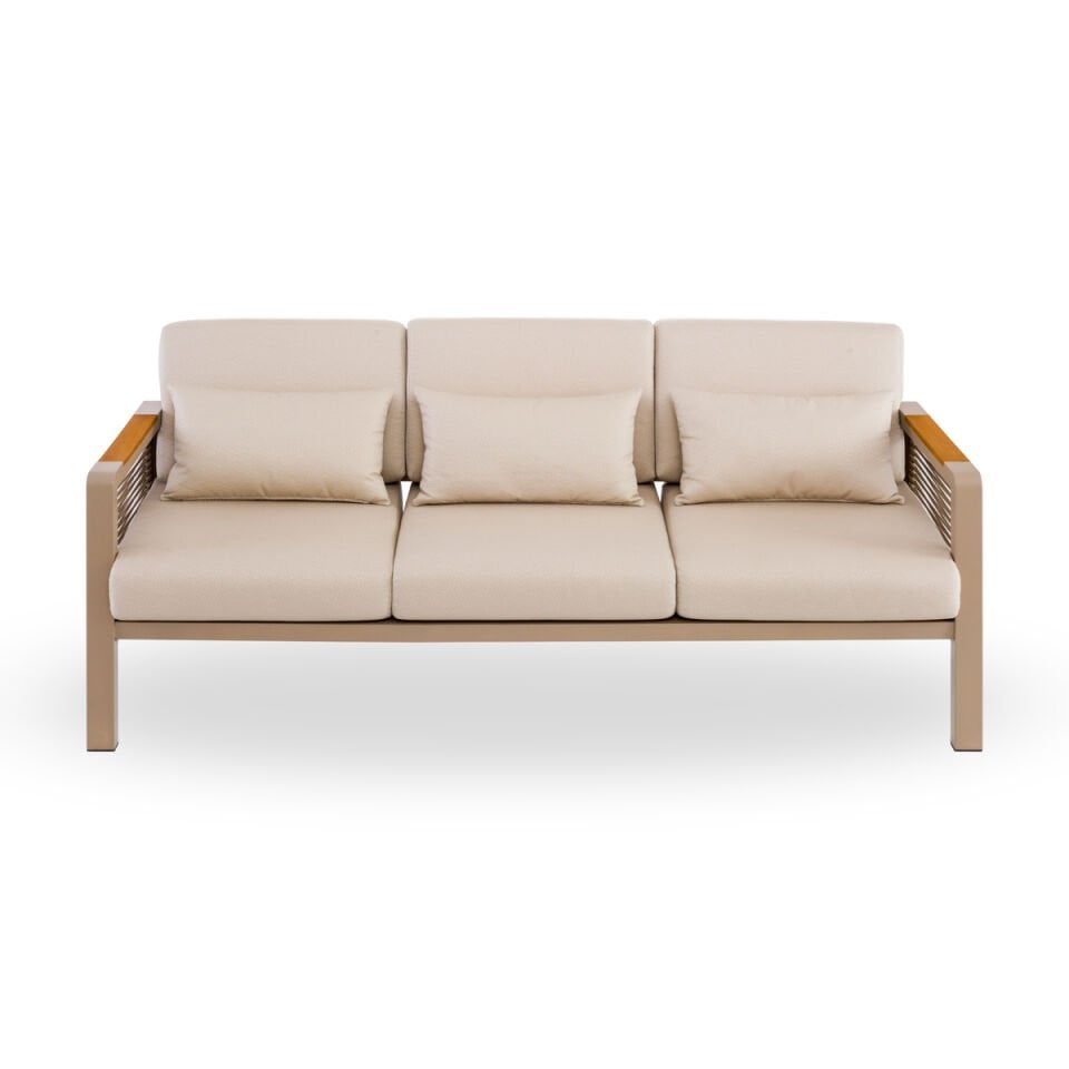 Vesper XL Balkon Bahçe Üçlü Koltuk