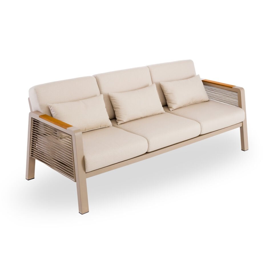 Vesper XL Balkon Bahçe Üçlü Koltuk