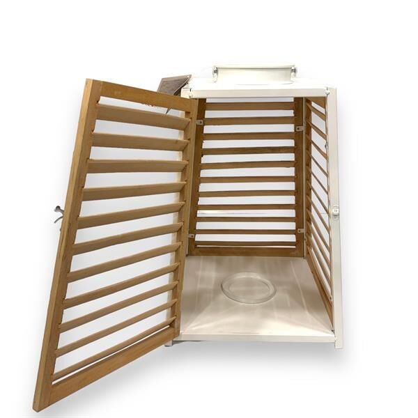 Metal Lantern - Beyaz