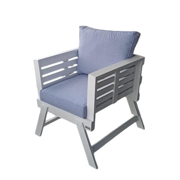 Babil Balkon Bahçe Tekli Koltuk - Beyaz