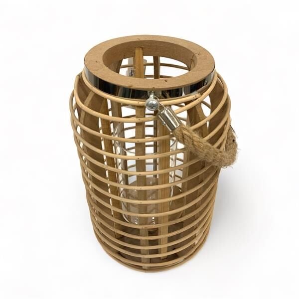 Silindir Bambu Lantern 002