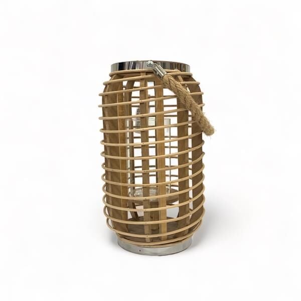 Silindir Bambu Lantern 002