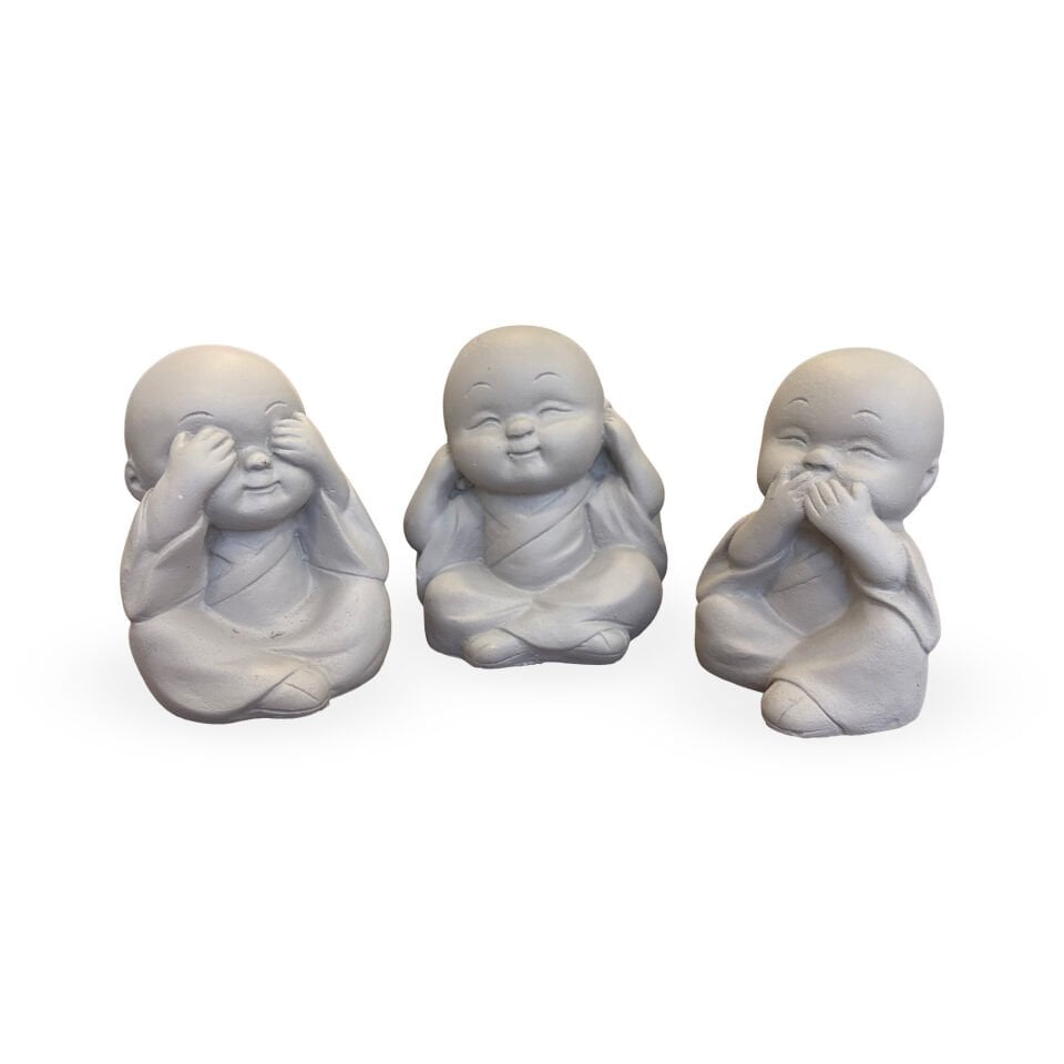 Üçlü Mini Buddha