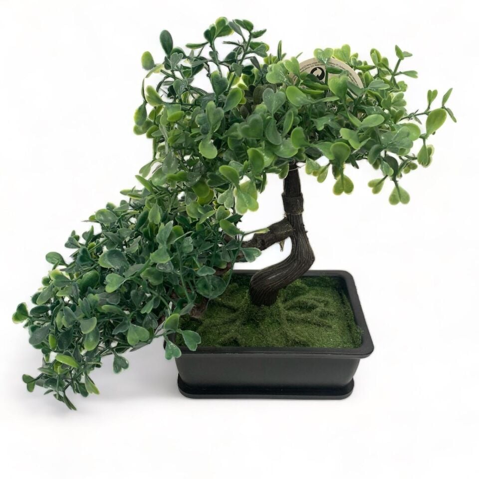 Saksılı Yapay Bonzai - Dikdörtgen