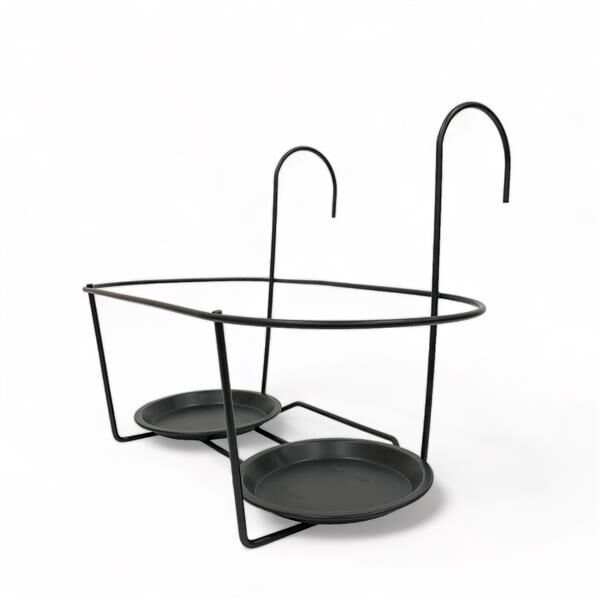 Askılı Metal İkili Saksılık