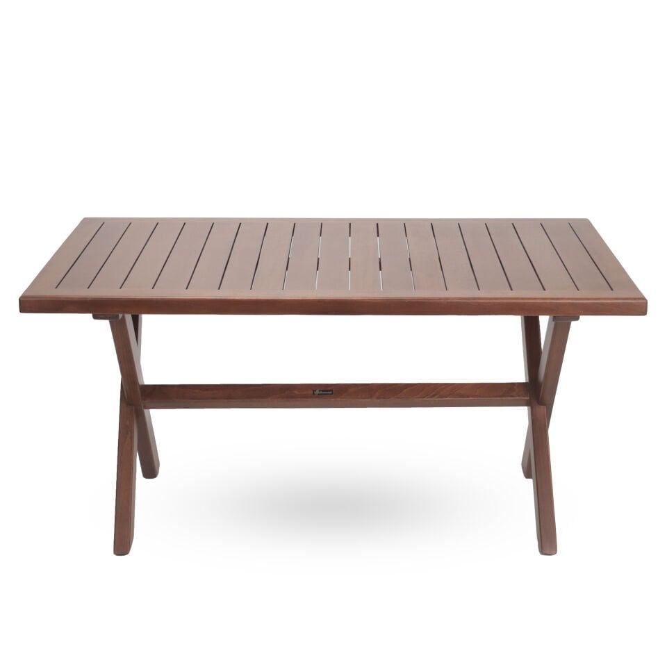 Mozambik Alçak Masa - Koyu Ceviz Rengi