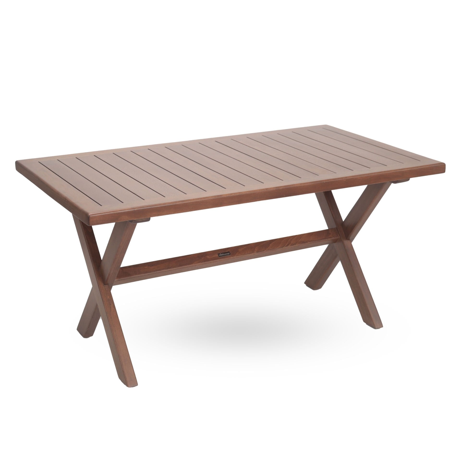 Mozambik Alçak Masa - Koyu Ceviz Rengi