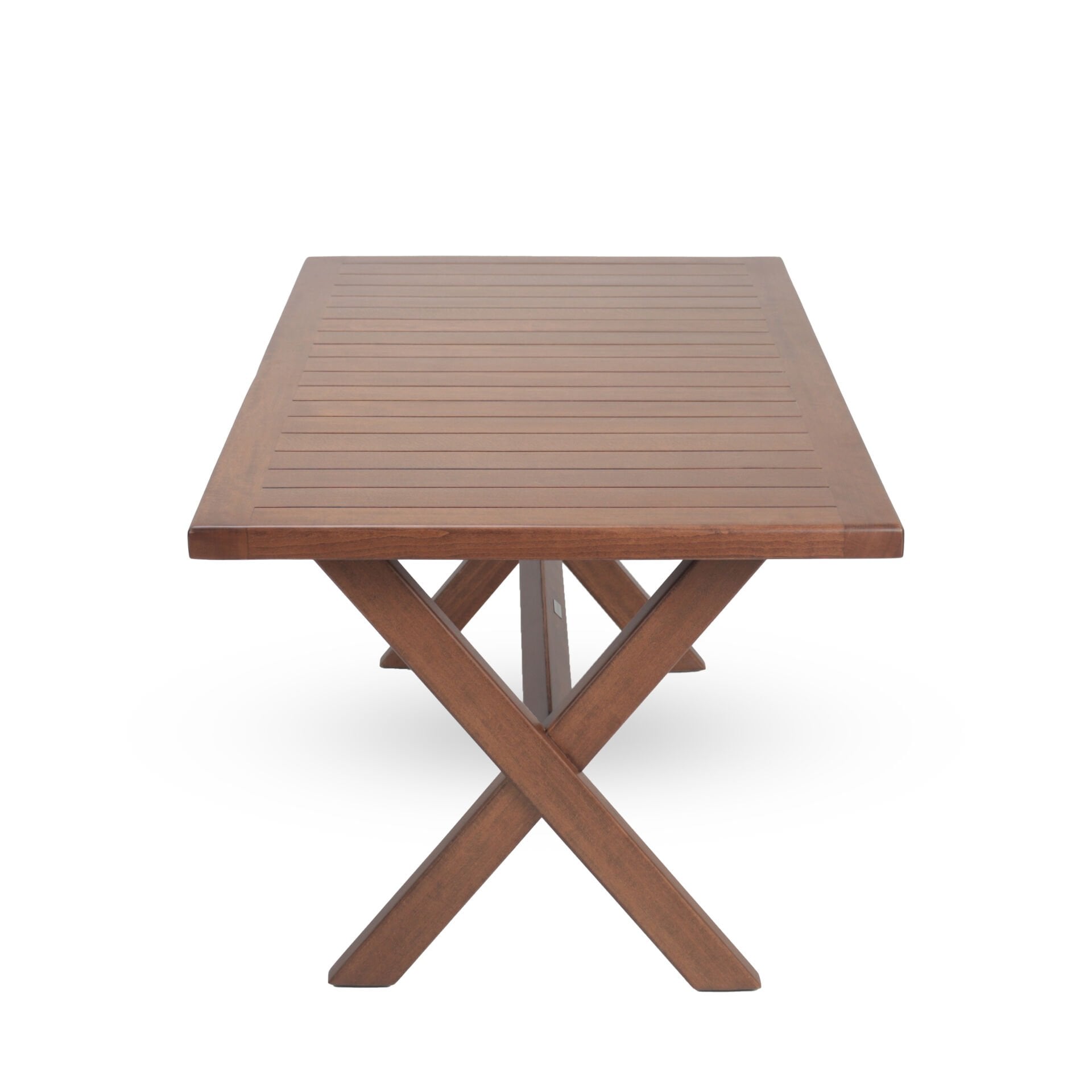 Mozambik Alçak Masa - Koyu Ceviz Rengi