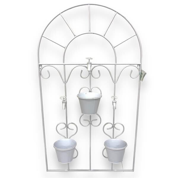 Metal Duvar Çiçekliği