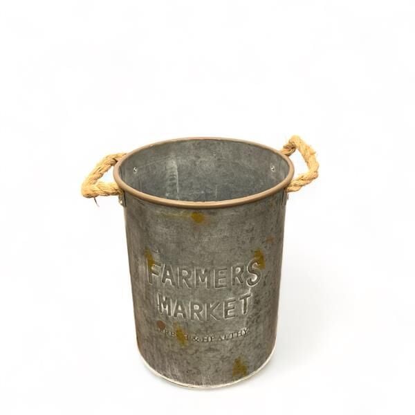 Çinko Kova Saksı Üçlü Set