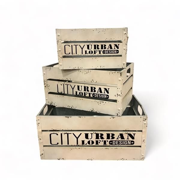 Dekoratif Üçlü Kasa Seti