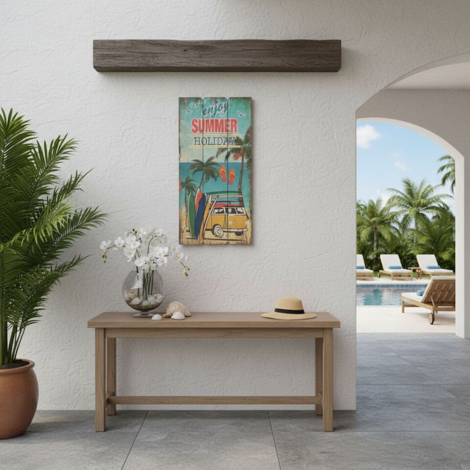 Dekoratif Plaj Tabelası - Holiday