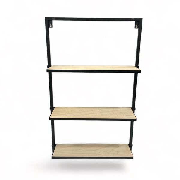 Metal 3 Katlı Duvar Rafı