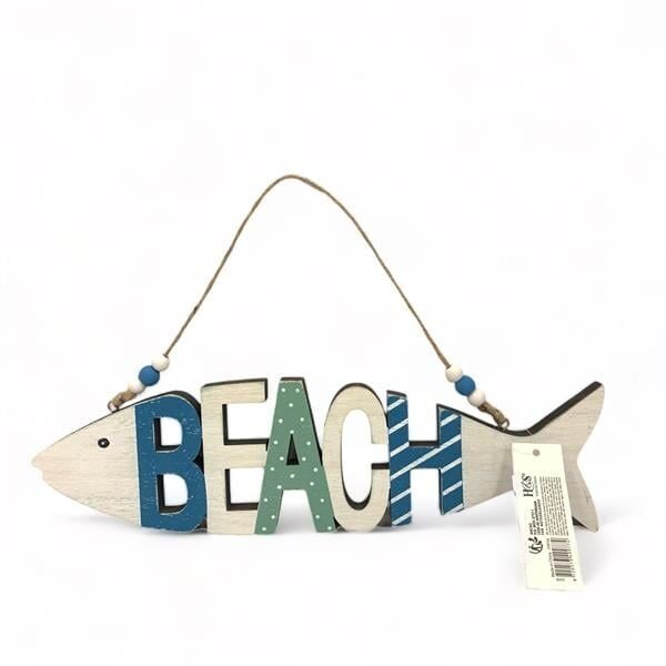 Ahşap Askılı Beach Dekorasyon