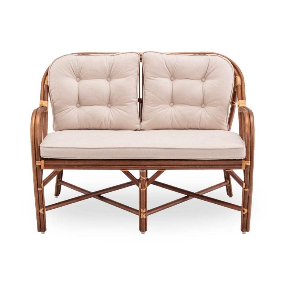 Rodos Balkon Bahçe İkili Koltuk