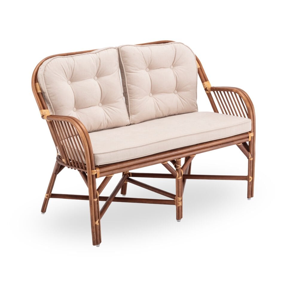 Rodos Balkon Bahçe İkili Koltuk