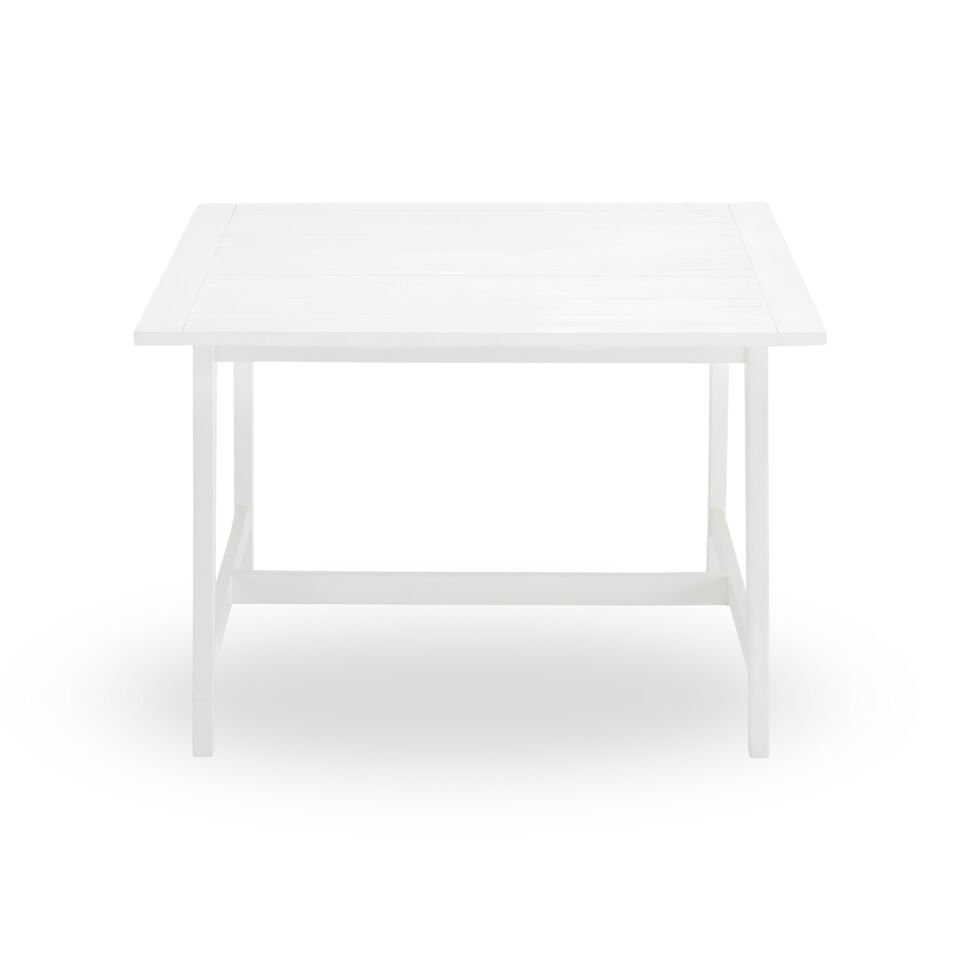 Konik Alçak Masa - Beyaz