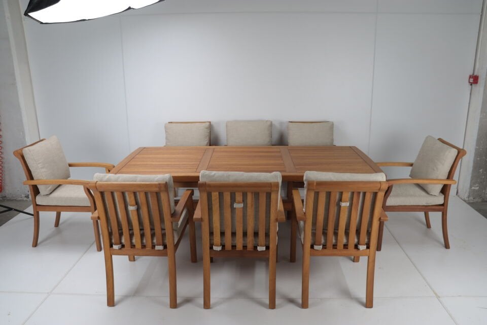 İroko Royal Masa Sandalye Seti